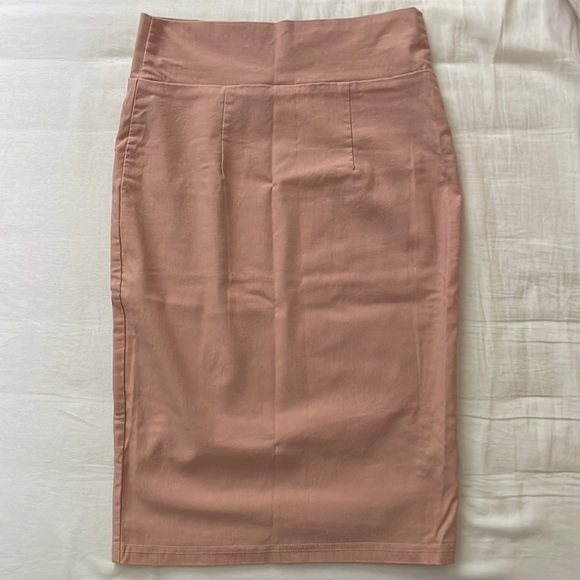 Pink Pencil Skirt - Picture 3 of 4